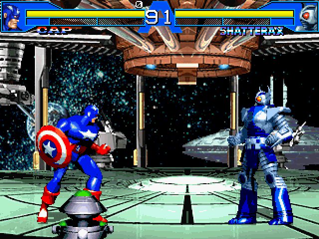 Avengers in Galactic Storm (1996) by Data East Arcade game